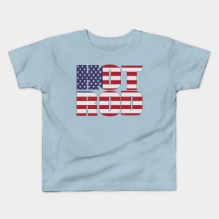 Hot Rod Stars and Stripes Kids T-Shirt